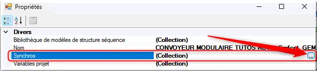 Édition synchros